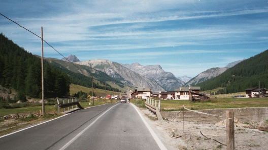 A long climb by bike from Tirano to Forcola di Livigno