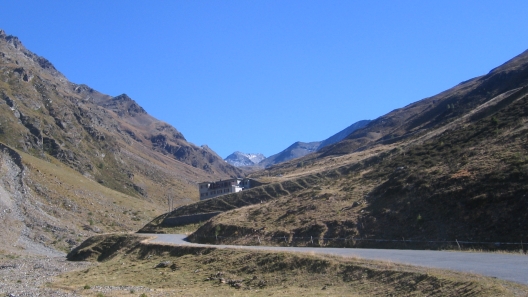 Riding above Santa Maria toward Umbrail Pass