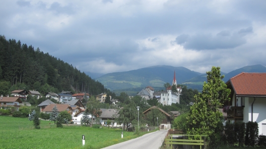 Summer in a small town in Italy